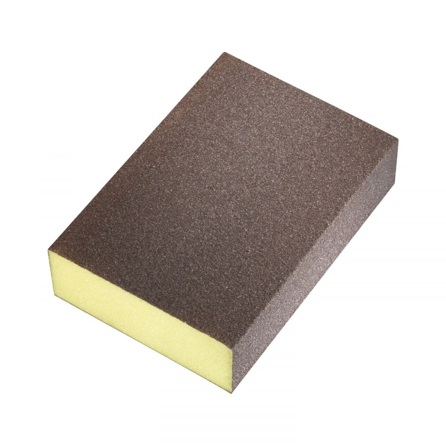 Brusná houbička měkká 98 x 69 x 26, fine, žlutá - Dílna - Outdoor Nářadí, ruční nářadí, elektrické pomůcky, ochranné pomůcky Broušení a řezání Brusné papíry