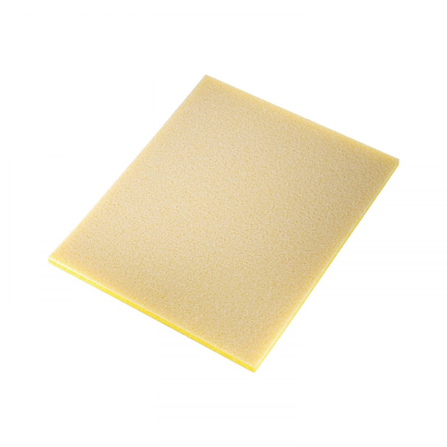 Brusná houbička Softpad 115 x 140 x 5 mm, fine, žlutá