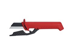 KNIPEX nůž na kab. VDE 9856, hák. čepel,posuvná patka,délka čepele 50mm,D=190mm