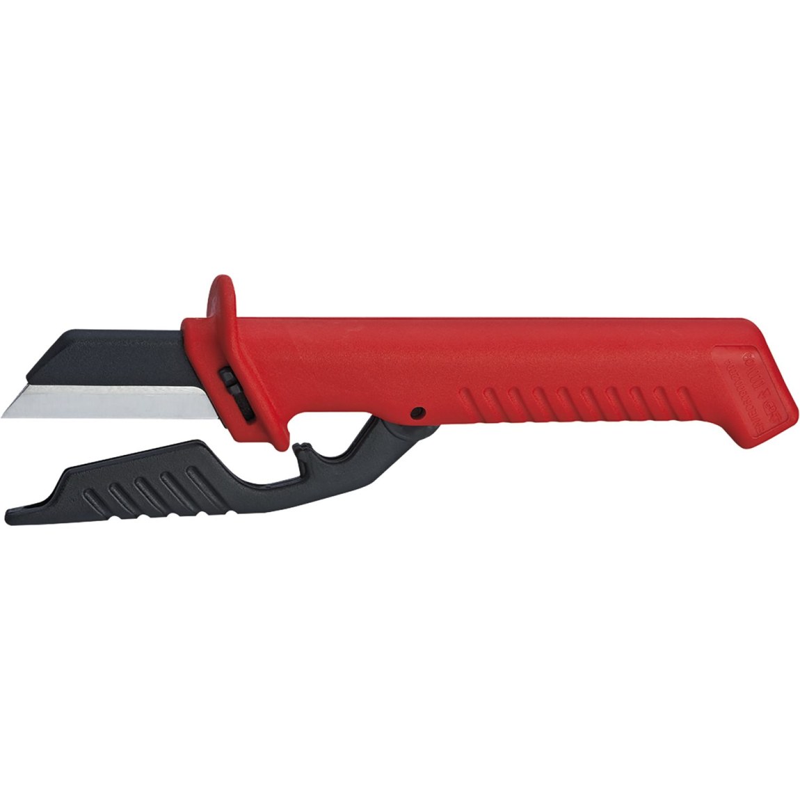 KNIPEX nůž na kab. VDE 9856, hák. čepel,posuvná patka,délka čepele 50mm,D=190mm - 