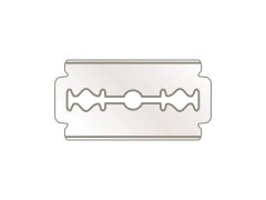 Produkt MARTOR žiletka s&nbsp;Gilett-otvory délka 43mm