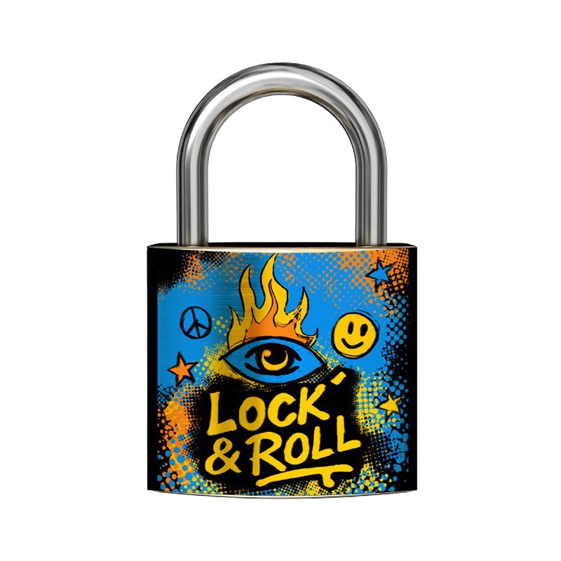Visací zámek 30 ART STAR - Lock-n-Roll - 