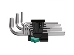 WERA sada zástrčných klíčů, metrická, chromovaná, 950/9 SM N, 1.5-10 mm, 9dílná