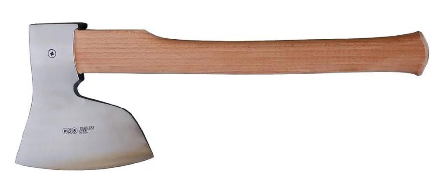 Sekera řeznická celolitá dřevo, odlehčená