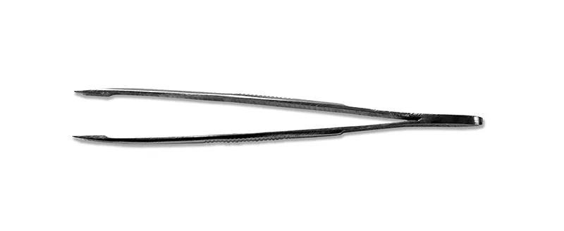 Pinzeta šikmá 8 cm - nerez