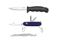 Produkt AKČNÍ SET nožů - NOŽIČKA 1x, BRIGAND černý 1x, STOVKA 1x