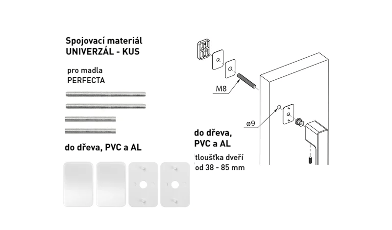 MPK - PERFECTA Spojovací materiál UNIVERZÁL pro MADLO ks - 