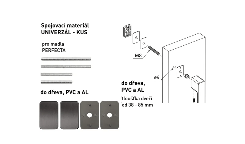 MPK - PERFECTA Spojovací materiál UNIVERZÁL pro MADLO ks