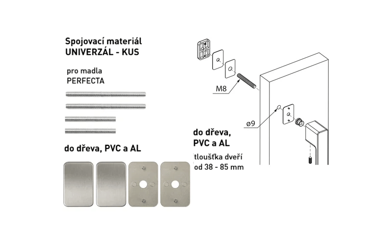MPK - PERFECTA Spojovací materiál UNIVERZÁL pro MADLO ks - 