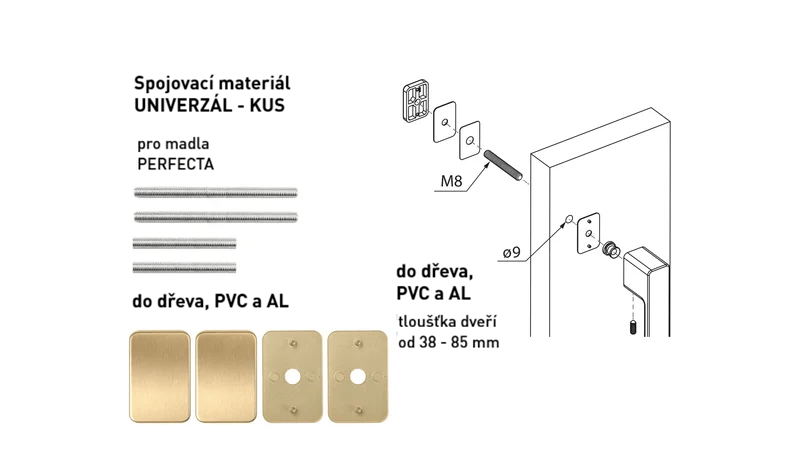 MPK - PERFECTA Spojovací materiál UNIVERZÁL pro MADLO ks