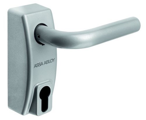 ASSA ABLOY A220, štít, klika, stříbrná - 