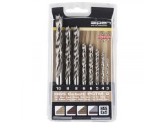 ALPEN vrtáky do dřeva, kazeta PCTM 8 HSS, kobaltové vrtáky ø 3-8 mm 8dílná