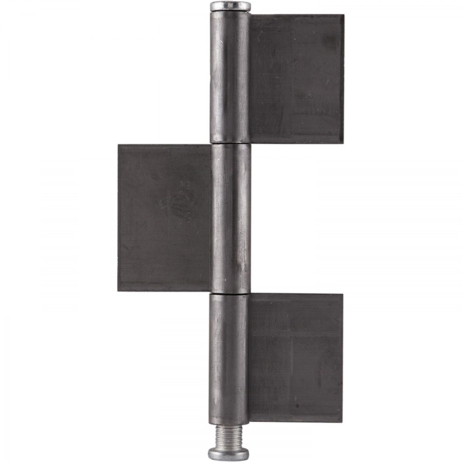 Konstrukční závěs 3-dílný, 220 x 50 x 4 mm, ocel surová - Dveře Dveřní panty, Dveřní závěsy Závěsy pro ocelové profily