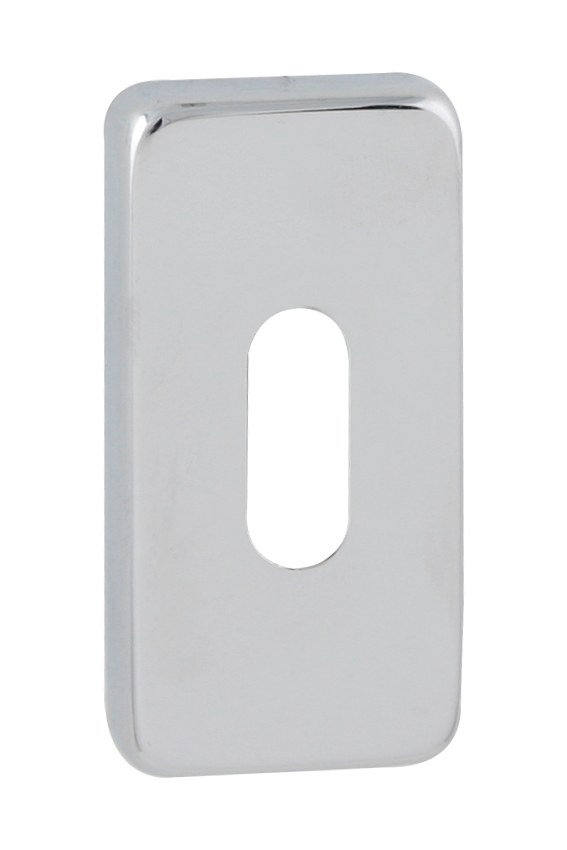 FT - rozeta 276 - BB - 60x30 mm - chrom lesklý - Dveře Dveřní kování, dveřní příslušenství Interiérové kování MP kování Úzké rozety