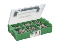 Produkt SPAX SNK montážní kufr / L-BOXX, T-STAR plus, Wirox-stříbrná, ( 703 ks )