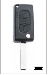 Obal autoklíče Citroen 3 - Železářství Klíče, příslušenství Autoklíče, autozámky Citroen