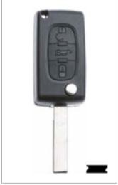 Obal autoklíče Citroen 4 - Železářství Klíče, příslušenství Autoklíče, autozámky Citroen