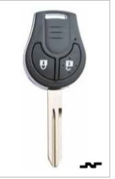 Obal autoklíče Nissan 2 - Železářství Klíče, příslušenství Autoklíče, autozámky Nissan