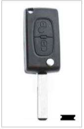 Obal autoklíče Peugeot 1 - Železářství Klíče, příslušenství Autoklíče, autozámky Peugeot