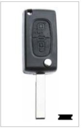 Obal autoklíče Peugeot 2 - Železářství Klíče, příslušenství Autoklíče, autozámky Peugeot