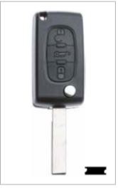 Obal autoklíče Peugeot 4 - Železářství Klíče, příslušenství Autoklíče, autozámky Peugeot