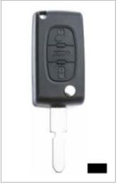 Obal autoklíče Peugeot 11 - Železářství Klíče, příslušenství Autoklíče, autozámky Peugeot