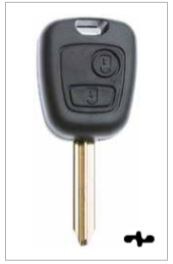 Obal autoklíče Peugeot 14 - Železářství Klíče, příslušenství Autoklíče, autozámky Peugeot