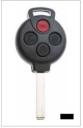Obal autoklíče Smart 1 - Železářství Klíče, příslušenství Autoklíče, autozámky Smart