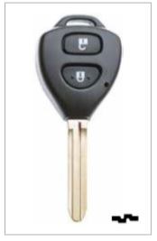 Obal autoklíče Toyota 5 - Železářství Klíče, příslušenství Autoklíče, autozámky Toyota